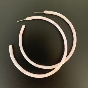 Light Purple Acrylic Hoop